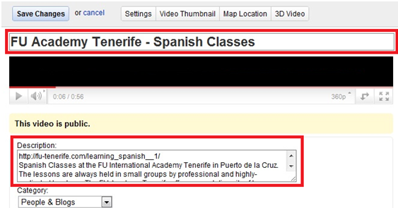 Youtube Video SEO
