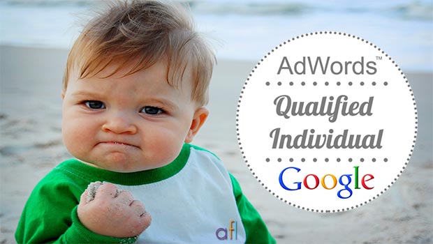 adwords-certification-meme Junge mit geballter Faust für Google Adwords Exam