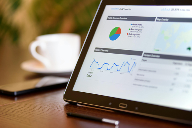 SEO Report showing traffic data