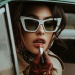 Woman with luxury sunglasses
